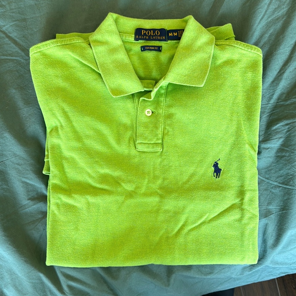 Polo Ralph Lauren Lim Green Custom Fit M